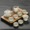 尚言坊汝窑茶具整套带茶盘，功夫茶具套装，中式家用陶瓷泡茶壶盖碗茶