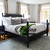 美式实木床双人床1.8米主卧现代简约欧式雕刻婚床法式轻奢公主床