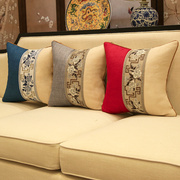 新中抱式枕红木沙发靠垫客厅实木，家具腰枕靠背，垫简约现代床上靠枕