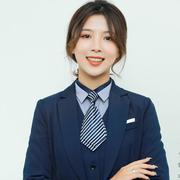 领带女士小短款职业上班正装商务免打条纹韩版学生衬衫领结装饰