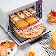 忠臣电烤箱家用小型烘焙多功能全自动迷你烤箱，15升大容量立式白色