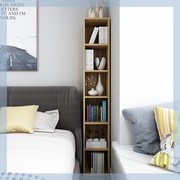 欧式简易书架置物架落地组合多层客厅儿童立式靠墙窄夹缝柜子书柜