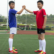 锐克儿童足球服套装短袖男童，女童青少年小学生足球，队服球衣训练服