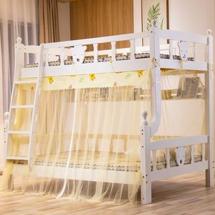 子母床蚊帐双层上下铺，高低梯形床1.2m1.5米儿童0.9家用1.35米