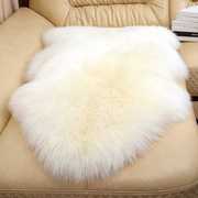 澳洲整张羊皮垫羊毛沙发垫，卧室床边欧式羊毛地毯，皮毛一体羊毛垫子
