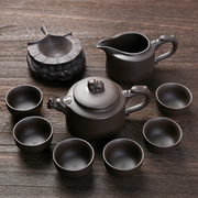 家用紫砂功夫茶具貔貅茶漏套装，整套陶瓷茶壶，茶杯茶道茶具套装