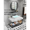 嘉泉酒店h实木北欧浴室柜组合小户型大理石洗脸洗手台盆柜卫