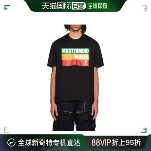 香港直邮Mastermind JAPAN 男士 平纹针织短袖 T 恤 MW24S12TS061