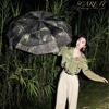郑梅杰(郑梅杰)设计森林蛇品质，双层伞布折叠复古酷潮流防晒防紫外线晴雨伞