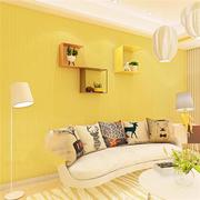 现代简约竖条纹墙纸米白米黄色纯色素色卧室客厅办公室无纺布壁纸