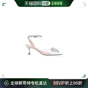 香港直邮潮奢 MACH & MACH 女士 PVC 三条带心形浅口鞋