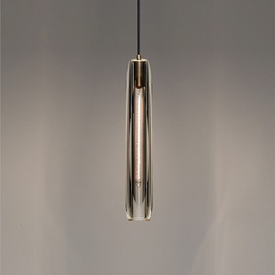 全铜轻奢k9水晶吊灯餐厅灯个性，创意简约吧台，床头别墅后现代小吊灯