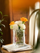 花时间《树下》北欧敞口，客厅大号摆件水培，玻璃花瓶百合水养玫瑰瓶