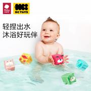 婴儿玩具软积木婴儿积木可咬0-1岁宝宝软胶婴幼儿捏捏乐7256拉纳