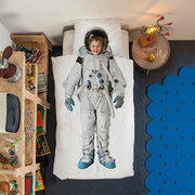 荷兰Snurk创意床笠连枕头套棉儿童单人/双人枕套+被套床品被罩