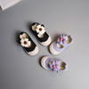 韩系女童帆布鞋春夏款，花朵公主鞋透气软底方口宝宝幼儿园室内布鞋