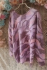 满身涂鸦紫色个性毛衣大蝙蝠袖套头毛衣32021 安哥拉兔毛毛衣