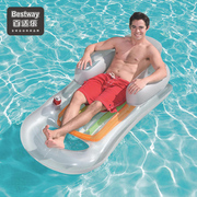 Bestway成人浮排游泳圈水上充气漂浮床垫海边冲浪板浮板沙滩躺椅