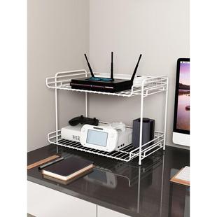 wifi收纳架子电视机顶盒插排整理架子支架桌上路由器置物架收纳盒