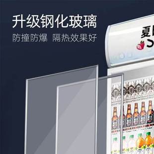 饮料柜商用立式冰柜冰箱单门啤酒柜超市饭店双门保鲜冷藏展示柜