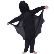 速发儿童表演服连体裤动物蝙蝠装造型装万圣节服装童装舞台演