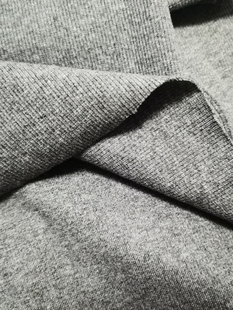 高弹黑色灰色棉柔针织螺纹，布料打底衣打底裤，面料袖口领口一件