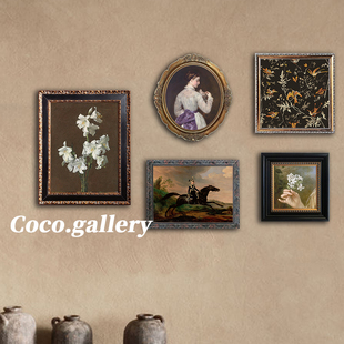 可可的画廊拉图尔花卉静物客厅餐厅卧室组合古典油画法式美式挂画