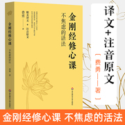 金刚经修心课不焦虑的活法陈坤阿弥陀佛修心课心灵，疗愈励志经典书费勇作品金刚经入门读物书华东师范大学出版社正版图书藉