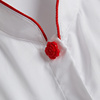 原厂品质中国中信银行女士行服短袖衬衫工作服红色立领衬衣工