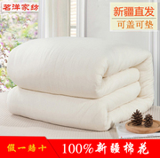 新疆棉花被8斤10斤棉絮180x200垫被褥子200x230棉被冬被加厚保暖
