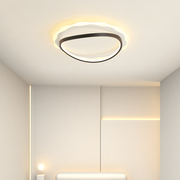 极简卧室灯led吸顶灯具极简北欧圆形客厅灯饰现代简约玄关房间灯