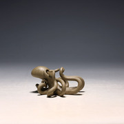 明理茶艺 紫砂摆件 茶宠 茶玩 雕塑 （八面玲珑）朱亚军 章鱼