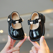 小童婴儿鞋子软皮公主鞋秋季单鞋1一2岁女宝宝皮鞋儿童学步鞋