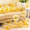 派对婚礼装饰用品金银玫瑰金亮片气球生日会场布置纸屑气球