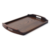 日式木质托盘长方形茶盘水杯托盘，家用木盘子餐盘，端菜盘带把手复古