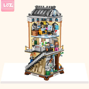 俐智loz小颗粒积木 地铁站迷你组装拼插玩具建筑模型高难度成人