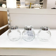 IKEA宜家 拉宜达玻璃调味罐调料瓶调料盒盐罐佐料瓶套装组调味瓶