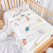 婴儿盖毯纯棉薄款被子，宝宝夏凉被新生儿童豆豆被子，幼儿园午睡空调