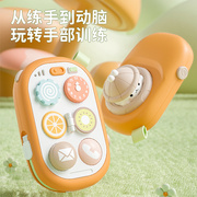 仿真手机婴儿可咬牙胶宝宝幼儿音乐玩具早教益智0一1岁充电电话机