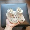 女童雪地靴婴儿棉鞋冬季1一3岁宝宝鞋子儿童，学步鞋加绒保暖棉靴!