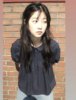 exclusive韩国简约个性，夏季可爱娃娃领褶皱，宽松显瘦泡泡袖衬衫