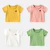 女宝宝短袖t恤0男小童上衣，婴儿童装1纯棉，2女童半袖3岁夏季夏装潮