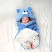 新生儿抱被冬季加厚婴儿防惊跳睡袋，包被两用初生宝宝秋冬外出用品