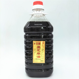 台湾风味月子油乡北港黑麻油2.6L 三杯鸡麻油面线调料黑芝麻