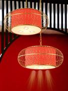 别墅客厅中式茶楼仿古灯饰餐厅灯具创意过道简约走廊饭店中国风