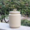 s款2升素散茶醒茶罐，手工制作建水紫陶小茶叶罐储存防潮防虫茶缸