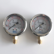 耐震压力表yn60径向0-1.6mpa抗震液压水压气压油压指针真空负压表