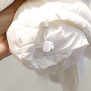 韩国秋冬白色白鸭绒(白鸭绒，)马甲女短款休闲宽松百搭加厚面包服羽绒服外套