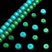藏式仿绿松石桶珠隔片9-25mm手串手链DIY配件顶珠隔珠散珠子