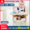 宝宝餐椅可折叠靠背矮款儿童户，外野餐椅拍照椅便携婴儿学坐小椅子